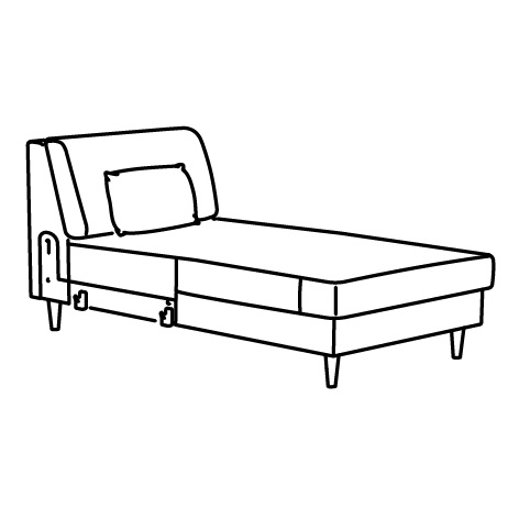 SLATORP, chaise section. 1 of 2 open dialog