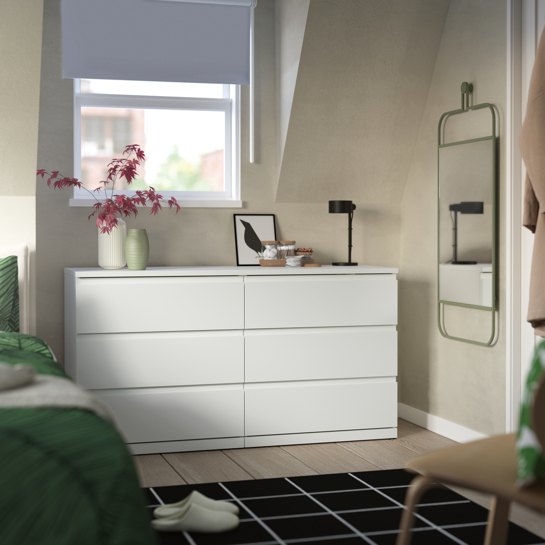 STORKLINTA, 6-drawer dresser. 2 of 10 open dialog