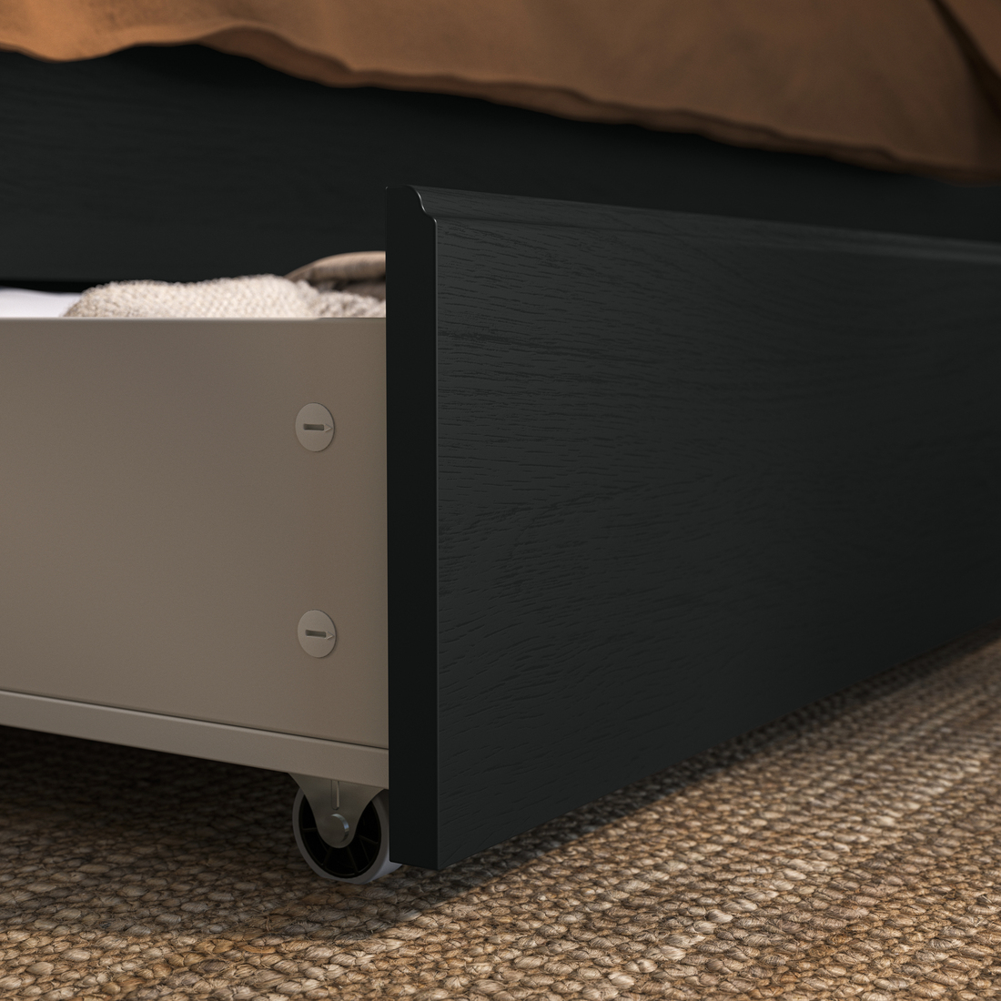 FÅGELFJÄLLET, caja almacenamiento cama, juego 2. 3 de 3 abrir diálogo