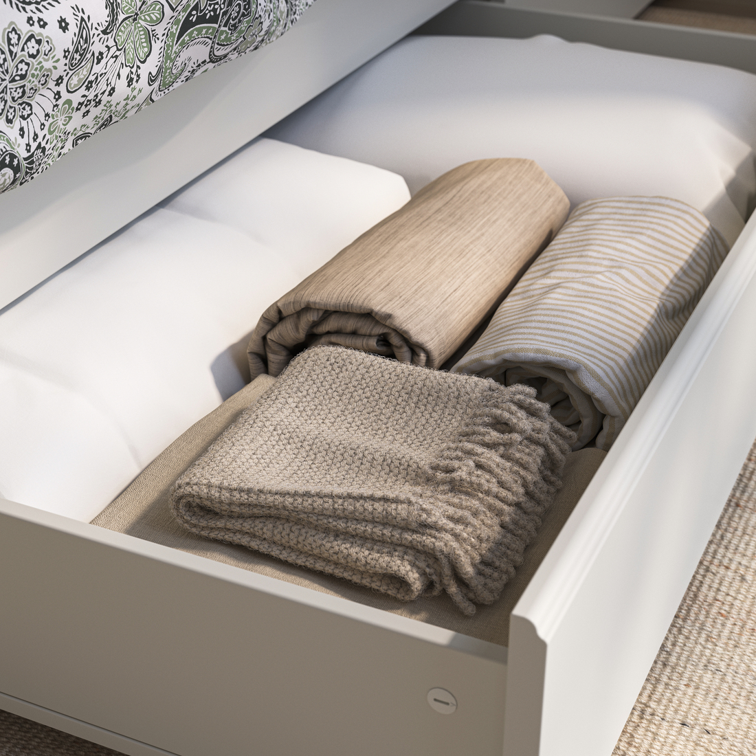 FÅGELFJÄLLET, caja almacenamiento cama, juego 2. 4 de 4 abrir diálogo