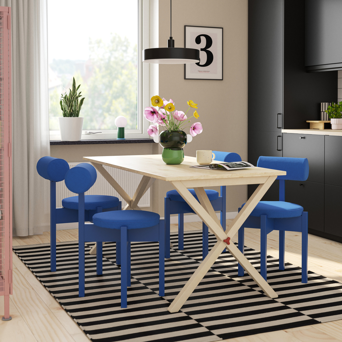 IKEA PS 2026, mesa con 4 sillas. 2 de 10 abrir diálogo
