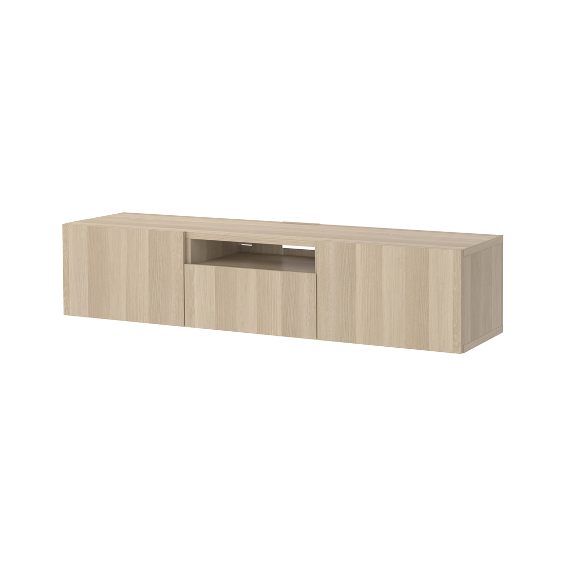 BESTÅ, TV bench drawer runner push-open. 1 of 7 open dialog