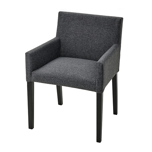 Selecciona variación de color: MÅRENÄS negro / Gunnared gris oscuro