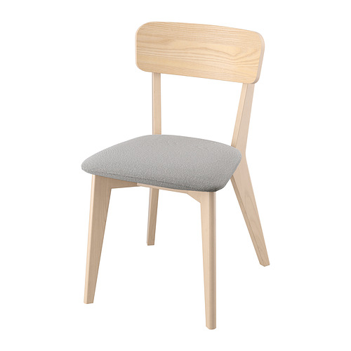 LISABO/ÄLVSTA, mesa con 4 sillas, Lisabo fresno / Tallmyra blanco-negro