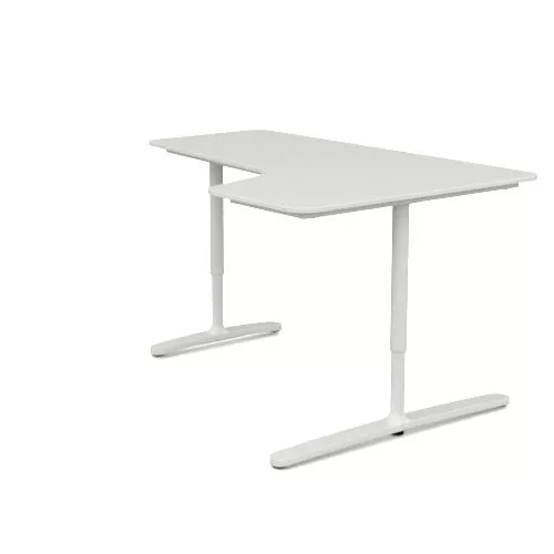 IKEA BEKANT Corner Desk Left Sit Stand 3D Warehouse
