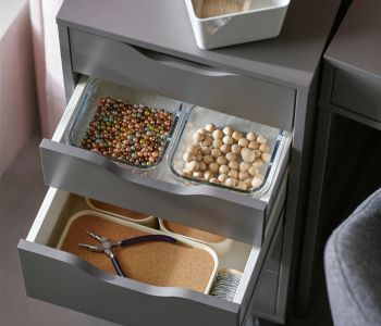 ALEX Drawer unit, dark gray