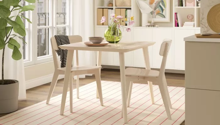 IKEA Santo Domingo - LISABO desk, cash veneer, 46 1/2x17 3/4 