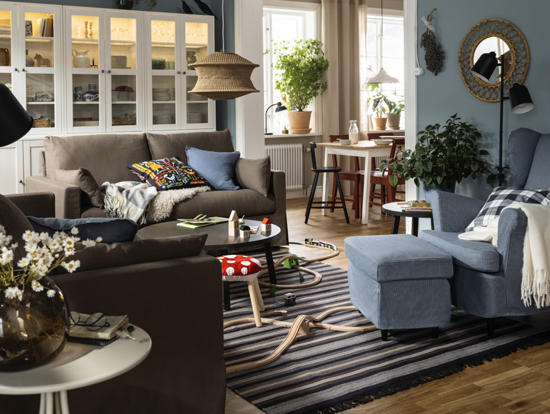 A cosy, flexible living room your whole family can enjoy