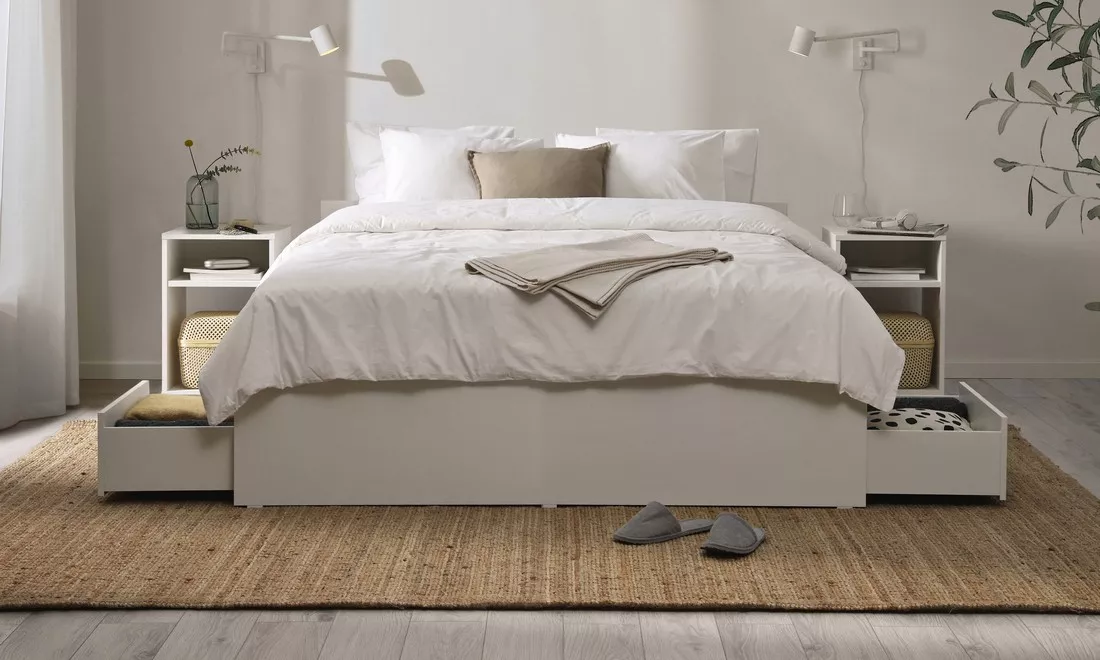 IKEA Santo Domingo - ENGELSBORG rug, low pile, beige, 5 ' 3 