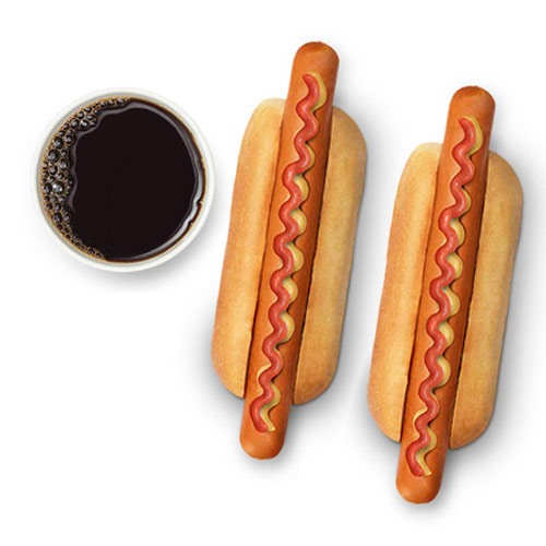 Dos hot dogs + refresco