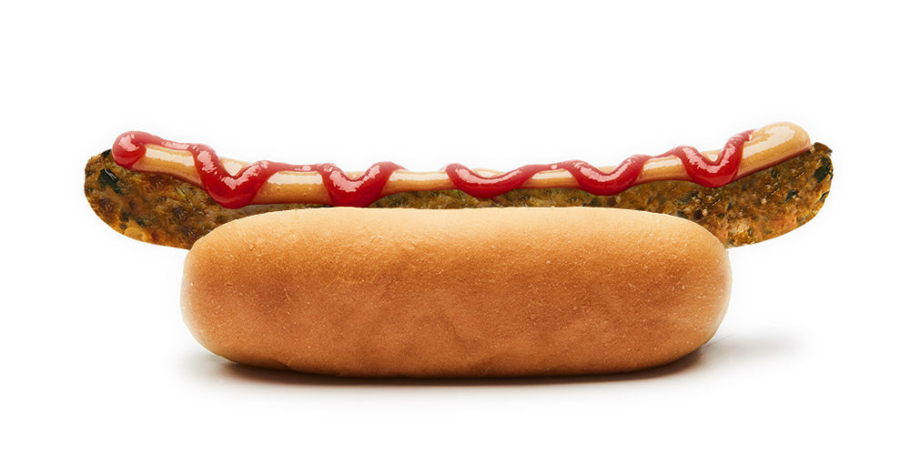 Veggie hot dog
